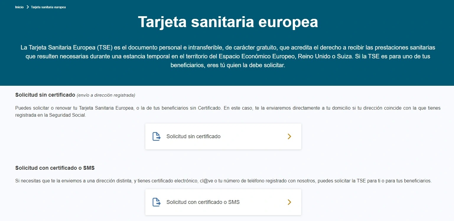 Conoce todas las formas disponibles para renovar tu Tarjeta Sanitaria Europea.